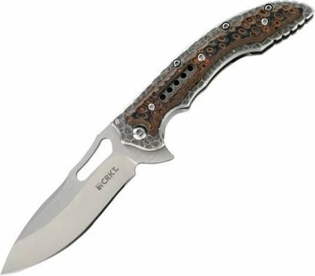 CRKT Fossil Compact Brown žepni nož 8,7 cm