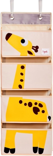 3 Sprouts viseči organizator žirafa yellow