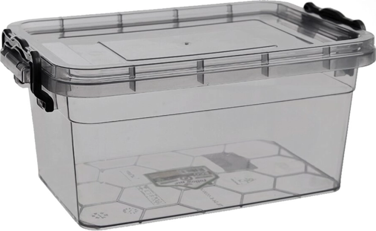 Nizek pravokotni zaboj Grey Multi 1,75 l