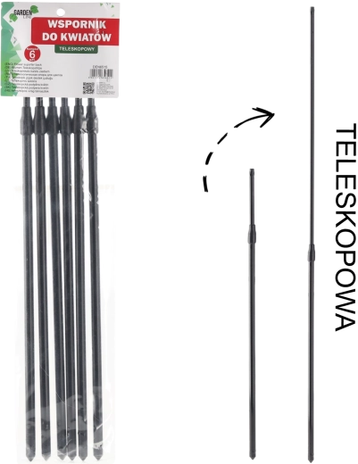 Set 6 teleskopskih opor za rastline