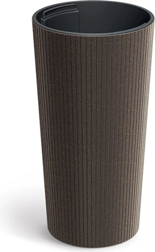 Cvetlični lonec Lamia Slim Eco Wood kava