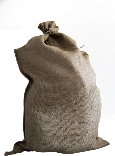 Jutasta vreča z vezico 95 × 56 cm