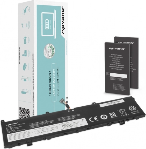 Baterija Movano za Lenovo ThinkPad P1 in X1 Extreme (1. in 2. generacija) 4960 mAh 76 Wh