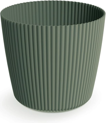 Cvetlični lonec Milly Round 12,9 cm temno zelen