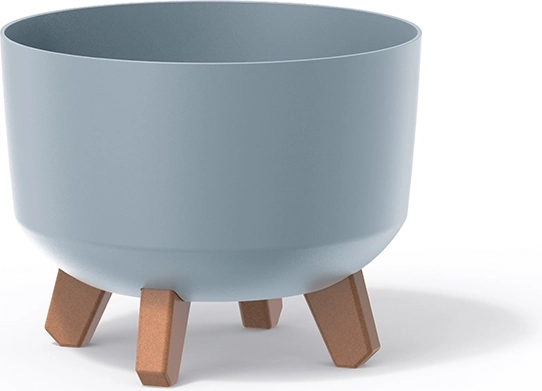 Cvetlični lonec na nogicah Gracia Standard 23,5 cm – svetlo siv