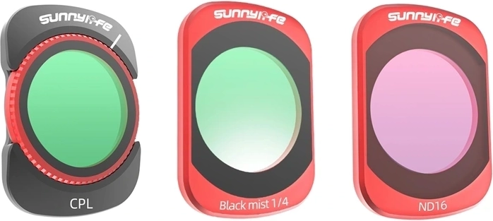 Komplet filtrov Sunnylife za Osmo Pocket 4/3 (CPL, ND16, Black Mist 1/4)