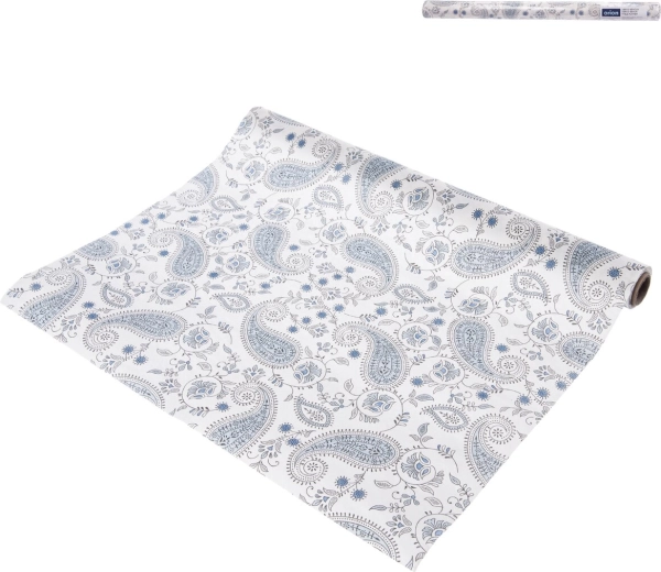 Papirnat namizni tekač z vzorcem kašmir (paisley) 180 × 40 cm