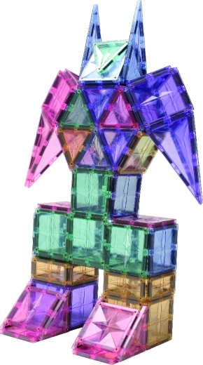 Cleverclixx magnetna konstrukcijska igrača Creative Pack Pastel (125 kosov)