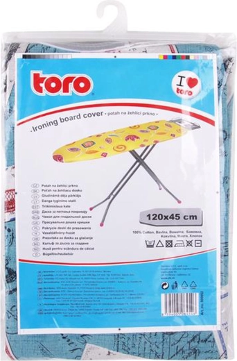 Prevleka za likalno desko Toro 45 × 120 cm, bombaž