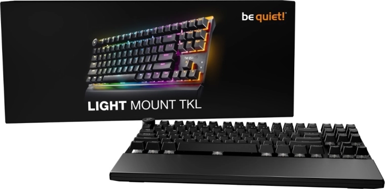 Be quiet! light mount TKL tiha linearna mehanska tipkovnica
