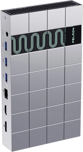 Dokirna postaja Peladn G2E Thunderbolt 5 srebrna