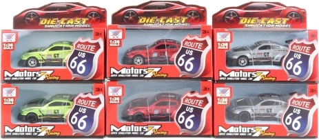 Kovinski avtomobilček na vzvratni pogon 11 cm