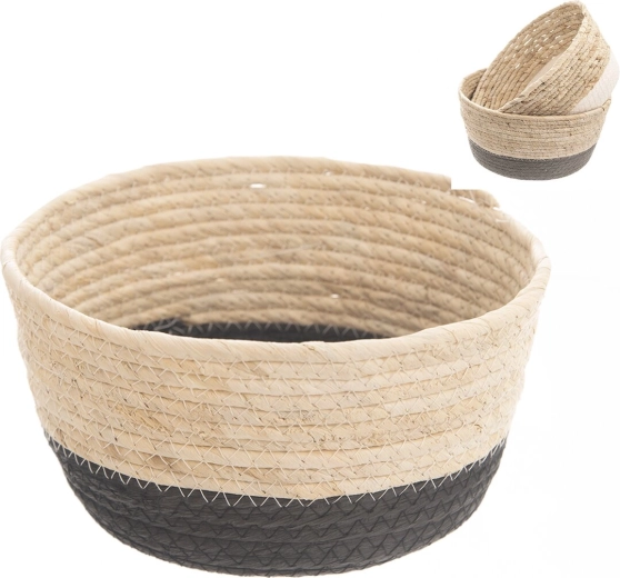 Zložljiva košara iz morske trave 30 × 30 × 17 cm