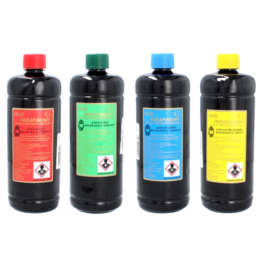 Parafinski olje za svetilke 1 l – mešanica barv in vonjav