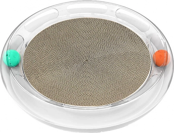 Kroglasto mačje praskalo PETKIT z žogicami in stezo