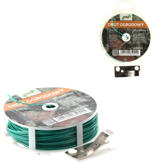 Vrtna vezalna žica 50 m z vgrajenim rezilom