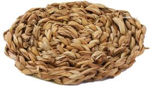 Okrogla podloga iz morske trave 10 cm