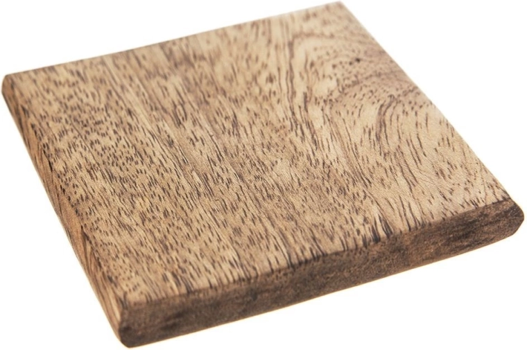 Lesena podloga za skodelico 10 × 10 cm