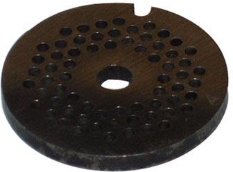 Mlečna plošča za mlinček za meso št. 8, odprtina 3 mm, premer 62 mm