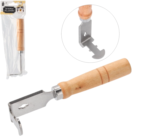 Strgalo za okvirje z lesenim ročajem za čebelarje