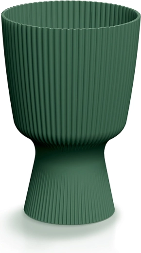 Cvetlični lonec Milly Round 14,6 cm temno zelen