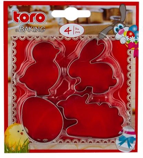 Set velikonočnih modelčkov – ovca, piščanec, zajec in jajce (4 kosi)