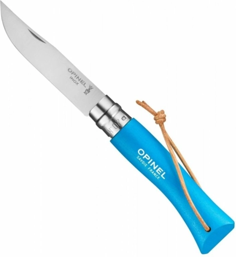 Opinel No.07 Trekking pocket knife 8 cm azure blue beech