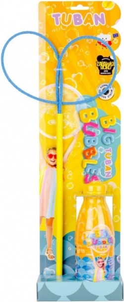 Komplet za mehurčke TUBAN z obročem za metulja in tekočino 400ml