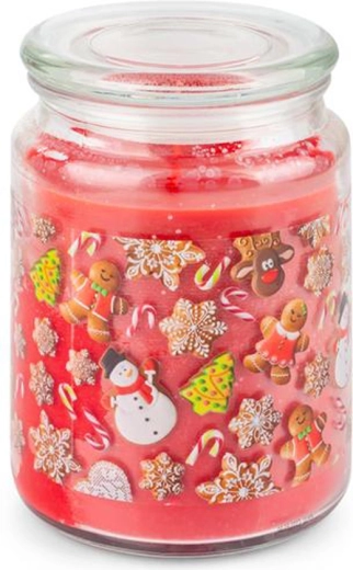 Dišeča sveča v steklu Provence medenjaki 95 ur