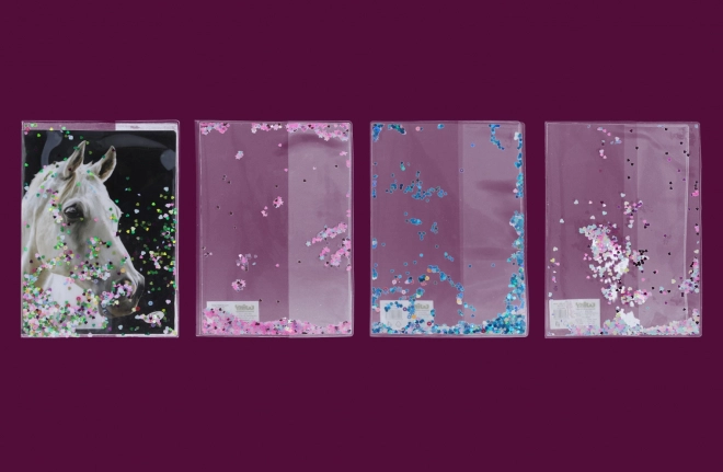 Ovitka za zvezek A5 z bleščicami