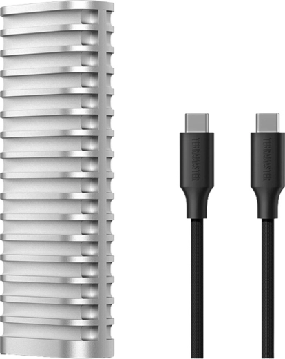 Terramaster D1 SSD Plus zunanje ohišje za M.2 NVMe SSD (USB4, 1 reža)