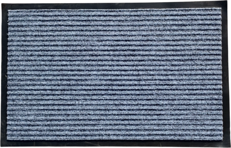 Tekstilna vstopna predpražnik siva 43 × 68 cm