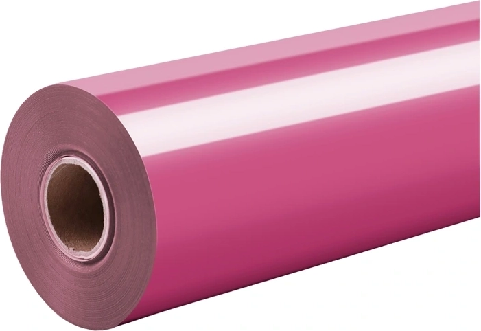 HTVRONT Pure termotransferna folija 30,5 cm × 1,8 m rožnata
