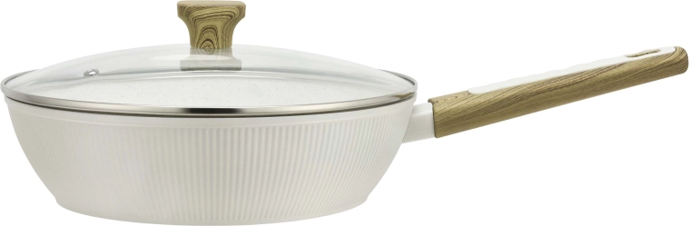 Kitchisimo Bianco Frying Pan with Lid, 28 cm