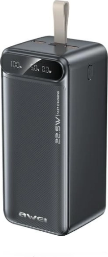 Awei PA-13 powerbanka 22,5 W 50.000 mAh črna