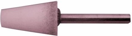 abrasive conical mounted point shank 6/3 × 10 mm, grit 100, hardness M