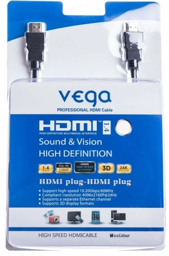 Vega HDMI kabel 10 m črn