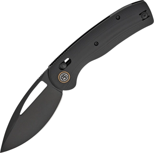 Folding Knife Petrified Fish Viper 8.9 cm, Black Stonewash, G10, Black