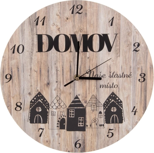 Stenska ura Dom… rjava 34 cm