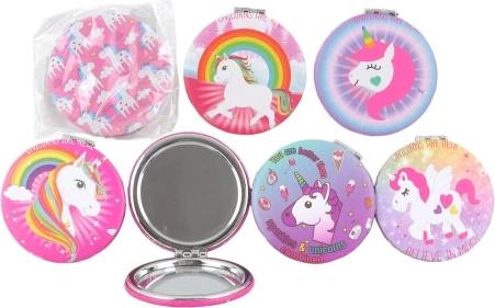 Žepno ogledalce samorog 7 × 7 cm