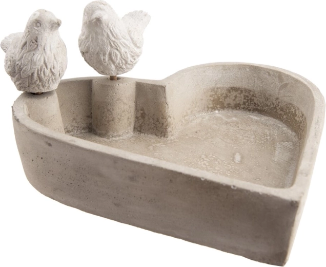 Napajalnik za ptice iz cementa 20 × 6 cm