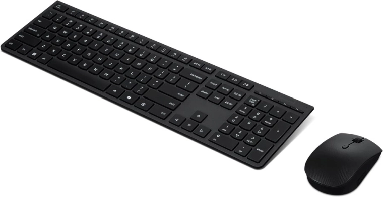 Lenovo profesionalna brezžična polnilna tipkovnica in miška (US English)