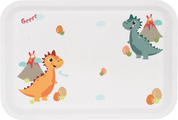Otroški plastični pladenj Toya DINO 30,5 × 21 cm
