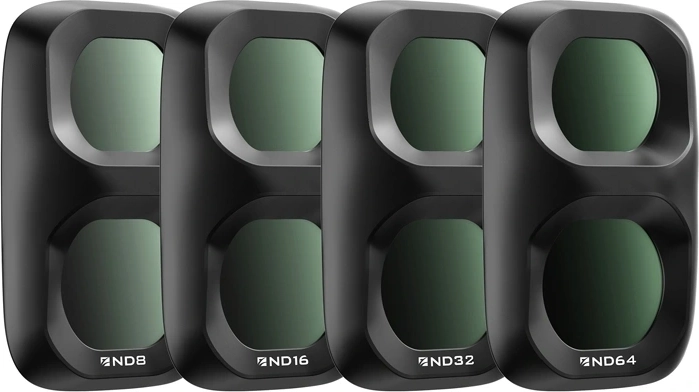 Freewell set of daytime ND filters for DJI Osmo Pocket 4P (ND8/16/32/64)