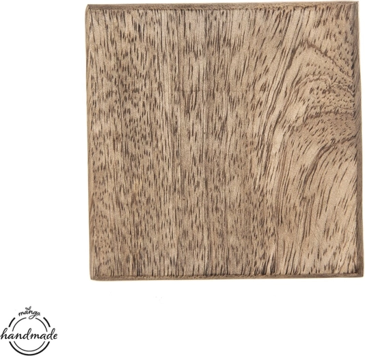 Podstavek iz mangovega lesa 10 × 10 cm