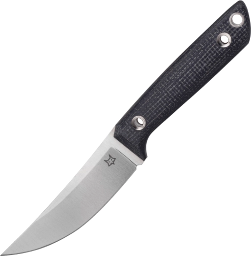 Fox Knives Perser – zunanji nož 9 cm, črna micarta, usnjena nožnica
