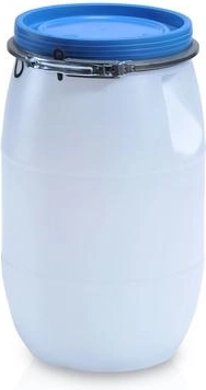 Plastični sod 220 l s sponastim pokrovom