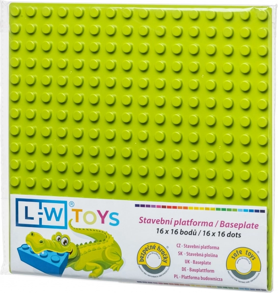 Gradbena podloga L‑W TOYS junior 25,5 × 25,5 cm