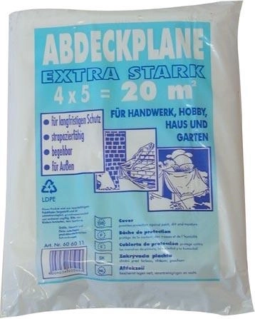 Prekrivna folija 4 × 5 m, 40 µm – močna