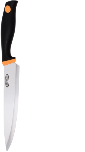 Kuhinjski nož 20 cm iz nerjavnega jekla s sivo protidrsno ročajem